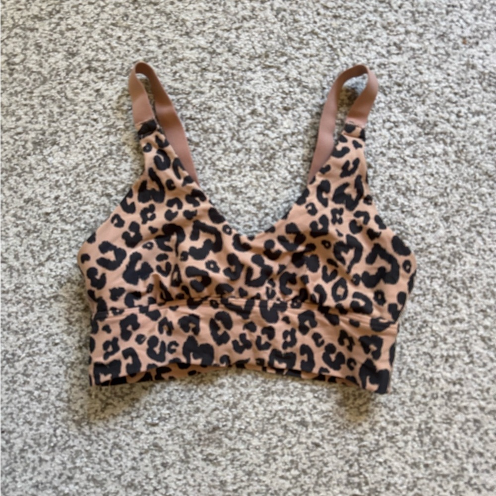 Leopard Print Sports Bra